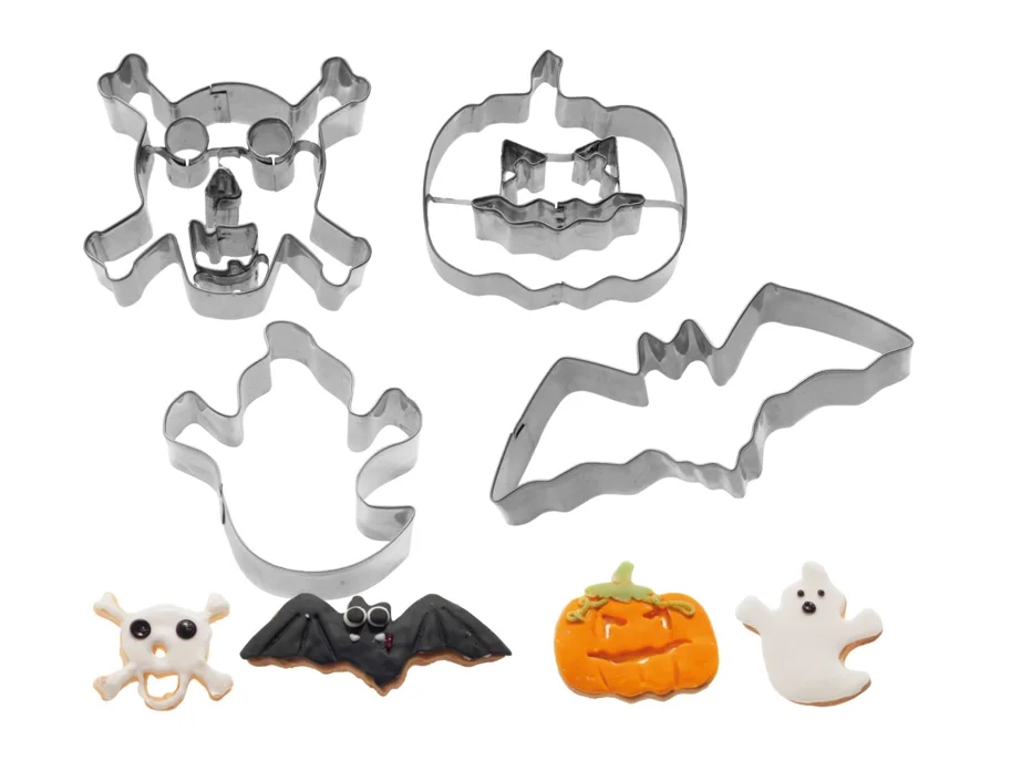 4tlg. Set Ausstechform Halloween