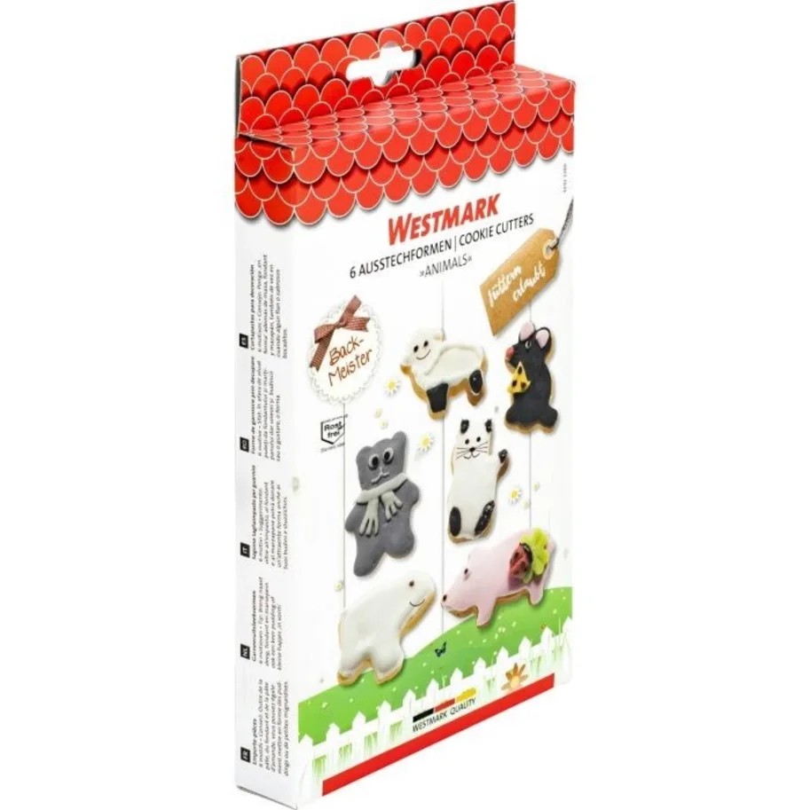 6-tlg. Set Ausstechform Animals