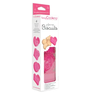 4er Set Ausstechformen Kekse Selbstgemacht