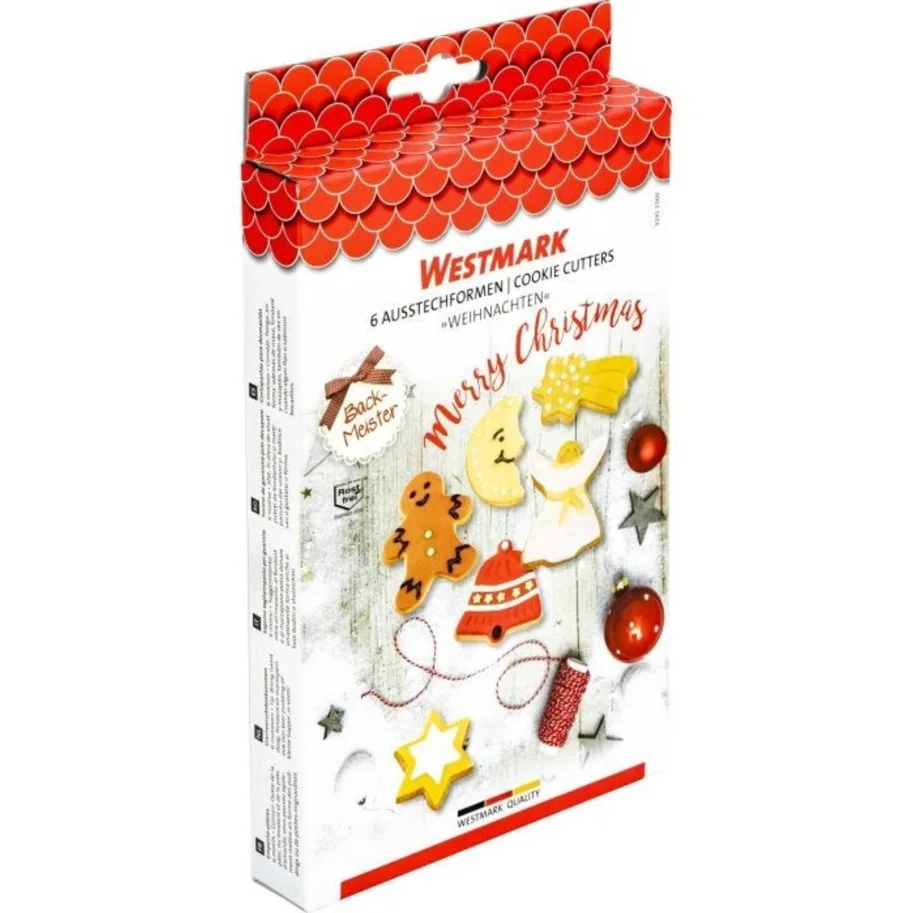 6-tlg. Set Ausstechform Weihnachten