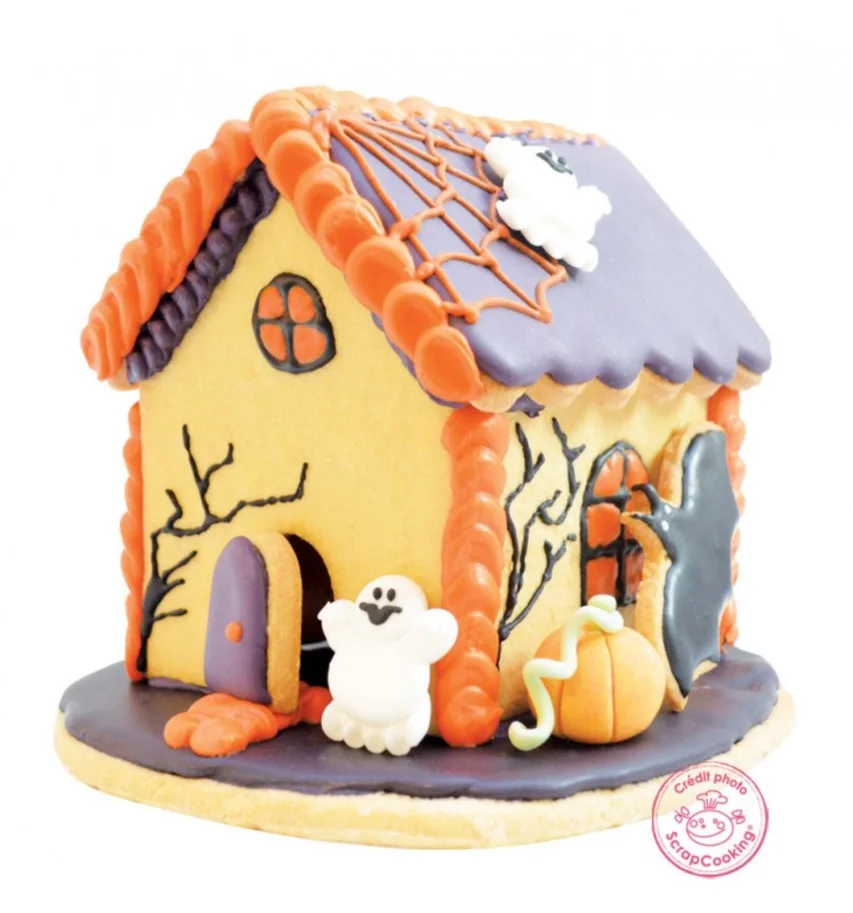 5-tlg. Set Ausstecher Halloween Horror House