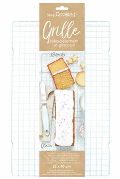 Backgitter, pastellgrün 25 x 40cm