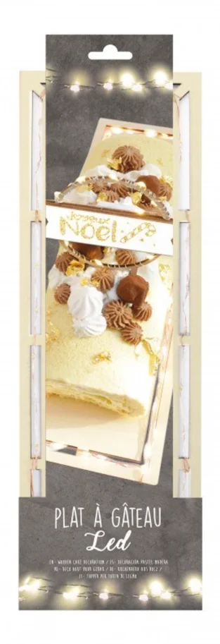 Kuchenunterlage mit LED-Beleuchtung- Rechteck