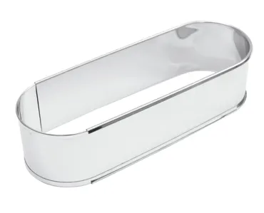 Ovaler Rahmen aus Edelstahl -ausziehbar