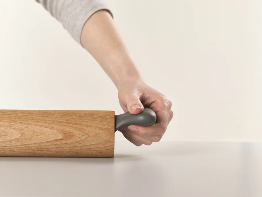 Grip-Pin Ergonomisches Nudelholz - Grau
