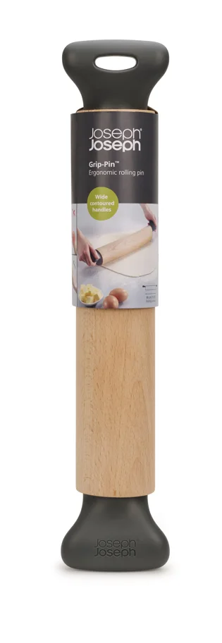 Grip-Pin Ergonomisches Nudelholz - Grau