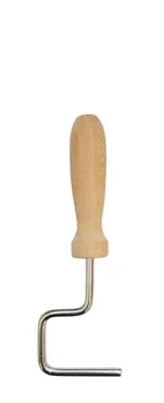 Griff für Mini-Holzrolle mit Prägung