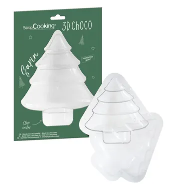 3D Schokoladenform Weihnachtsbaum