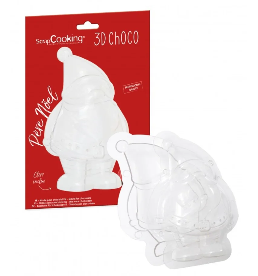 3D Schokoladenform, Weihnachtsmann
