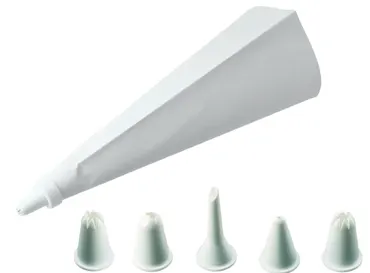 Spritzbeutel Leinen, kochfest, 31x17x3cm