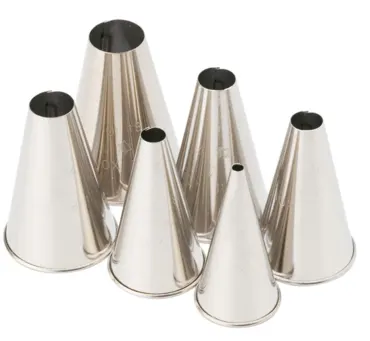 Tüllen Set rund 6tlg 0.4cm 0.8cm 1cm 1.2cm 1.4cm und 1.8cm