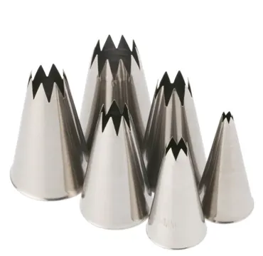 Tüllensatz Stern 6tlg 0.4cm 0.8cm 1cm 1.2cm 1.4cm u. 1.8cm