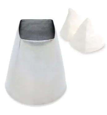 Tülle quadratisch aus Edelstahl