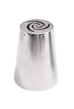 XXL Edelstahlspritzaufsatz Rose D5cm H6.5cm