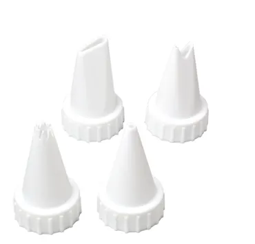 4-tlg. Set Tüllen zu Icing u. Geltuben