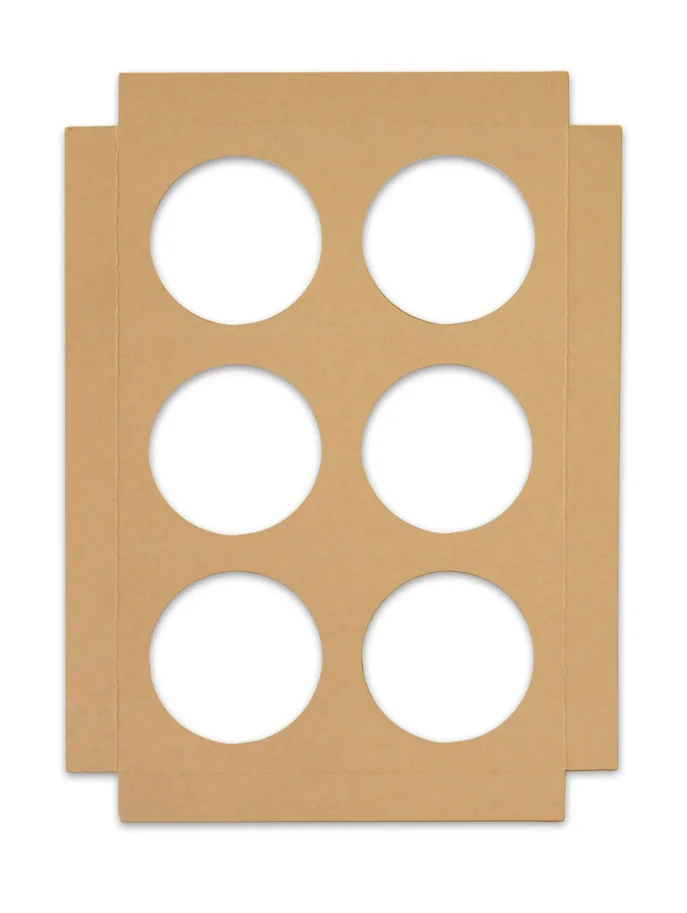 2 Cupcake-Schachteln für je 6 Stück, 17x25cm H8.5cm