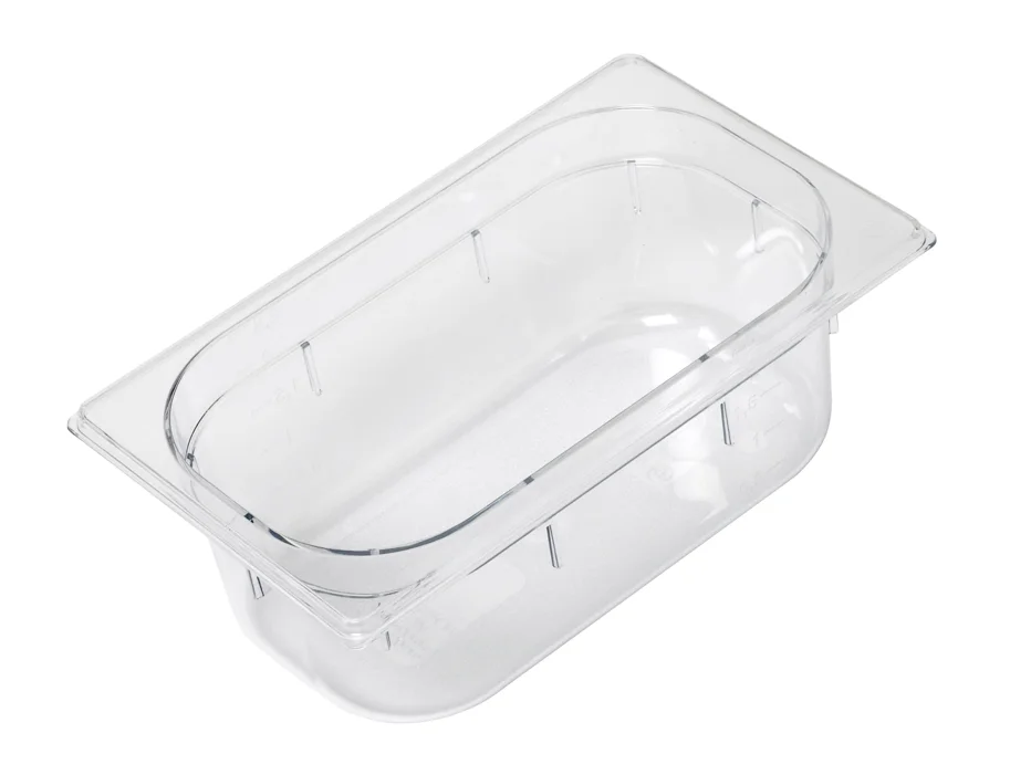 GN Behälter 1/4 Polycarbonat H15cm transparent