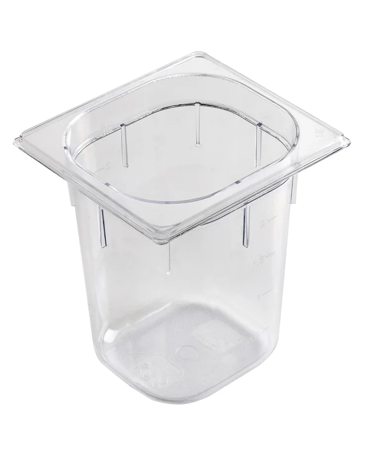 GN Behälter 1/6 Polycarbonat H20cm transparent