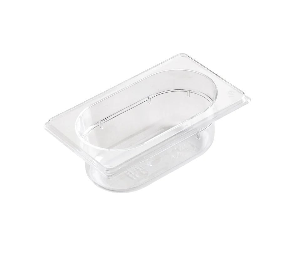 GN Behälter 1/9 Polycarbonat H10cm transparent