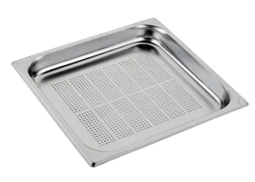 GN Behälter 2/3 Edelstahl H2cm gelocht