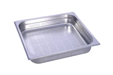 GN Behälter 2/3 Edelstahl H6.5cm gelocht