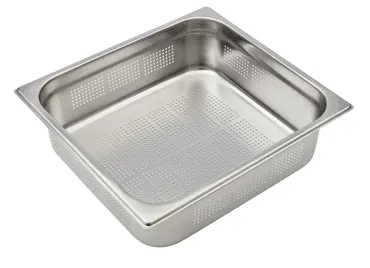 GN Behälter 2/3 Edelstahl H10cm gelocht