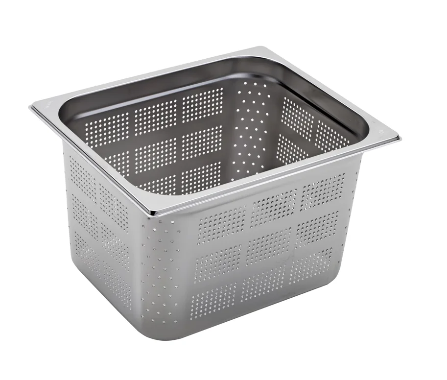 GN Behälter 1/2 Edelstahl gelocht H20cm
