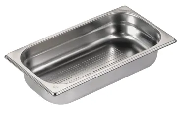 GN Behälter 1/3 Edelstahl H6.5cm gelocht