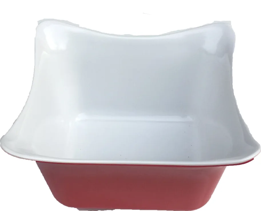 Servierschale GN 1/2 Melamin rot 32.5x26.5x10cm