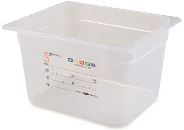 GN 1/2 Schale PP 200mm 12.5lt graduiert