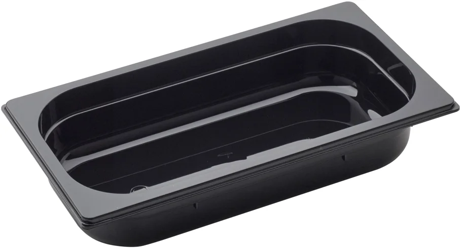 GN Behälter 1/3 Polycarbonat H6.5cm schwarz