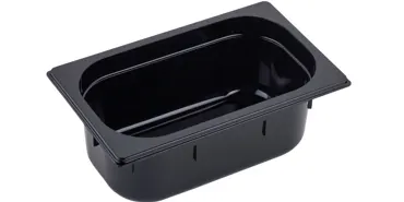 GN Behälter 1/4 Polycarbonat H10cm schwarz