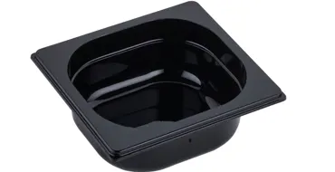 GN Behälter 1/6 Polycarbonat H6.5cm schwarz