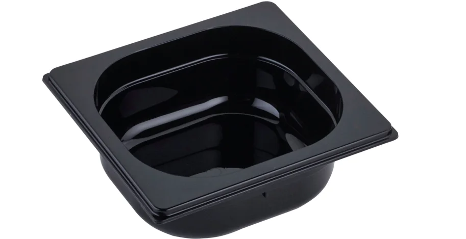 GN Behälter 1/6 Polycarbonat H6.5cm schwarz