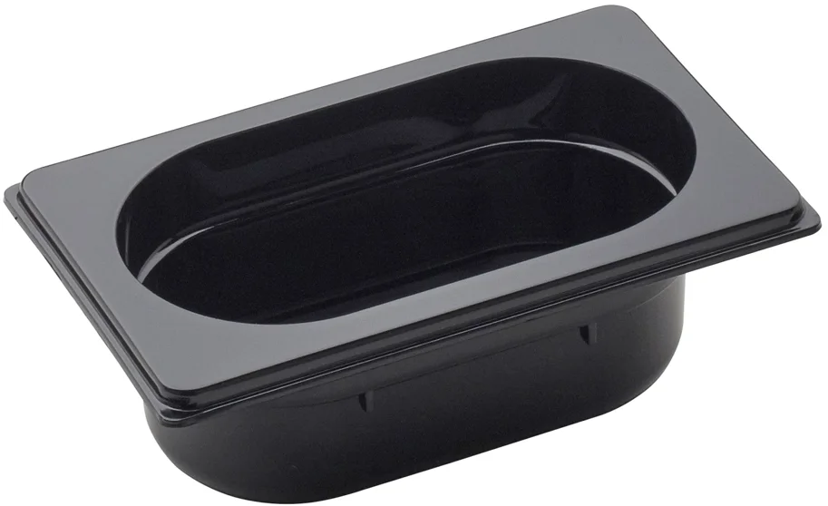 GN Behälter 1/9 Polycarbonat H6.5cm schwarz