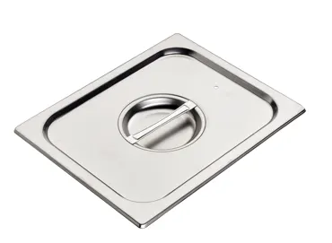 GN Deckel 1/2 Edelstahl mit Silikondichtung