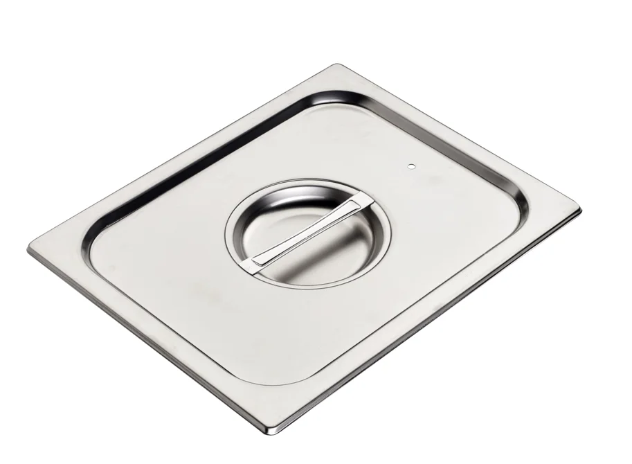 GN Deckel 1/2 Edelstahl mit Silikondichtung