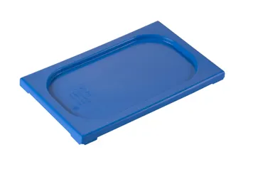 GN Deckel 1/4 Polypropylen blau