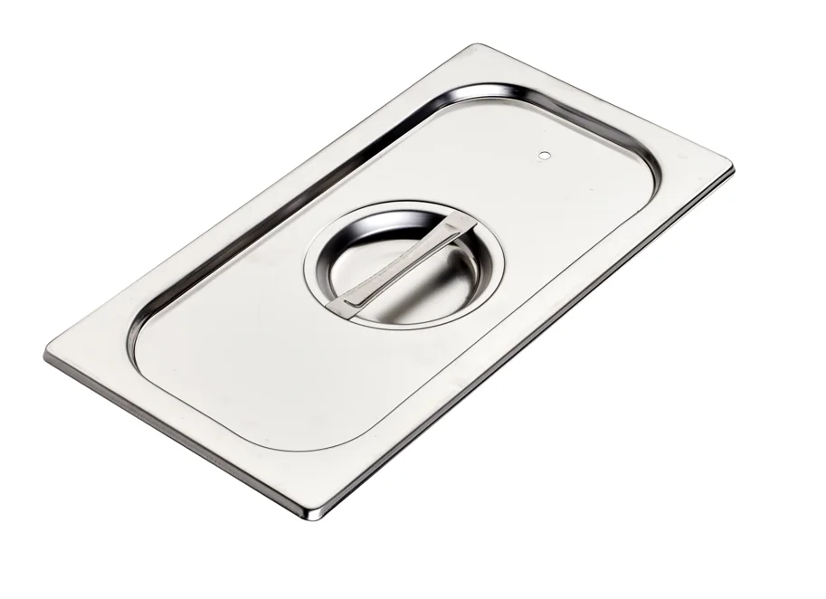 GN Deckel 1/3 Edelstahl mit Silikondichtung