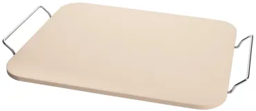 Pizzastein eckig, keramik, 38x33cm