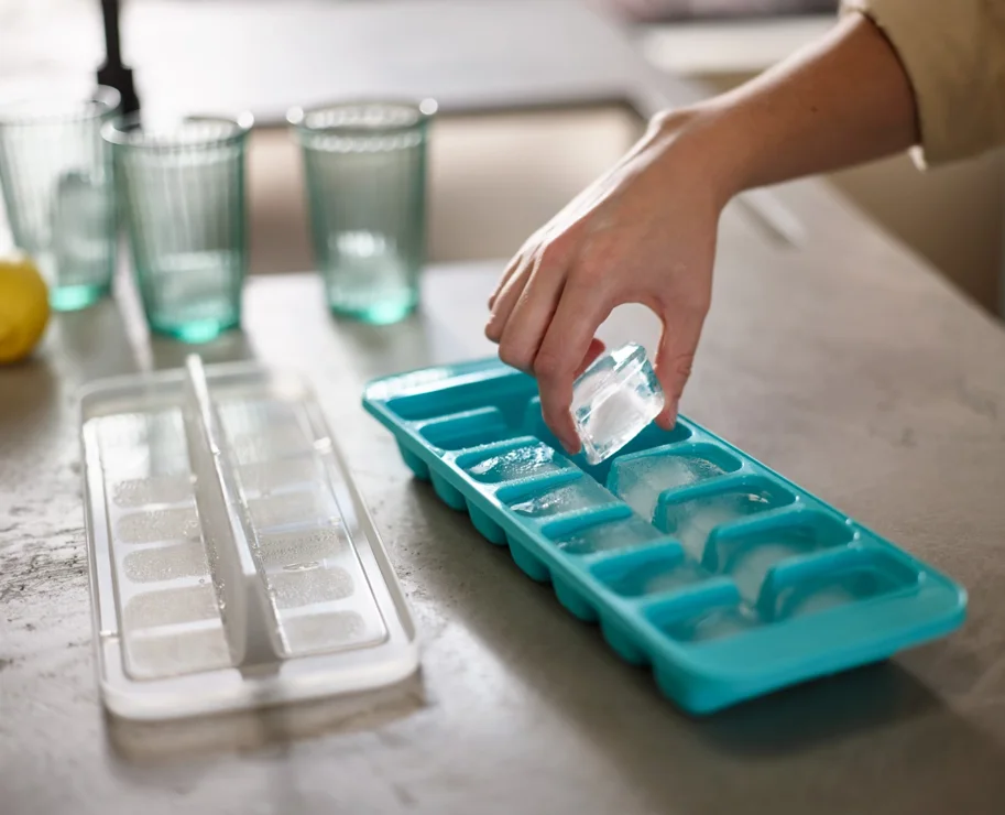2er Set Flow Easy-fill Eiswürfelbehälter
