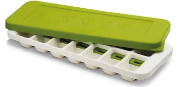 Quicksnap Plus Eiswürfelbehälter 13x32.2x3.5cm weiss grün