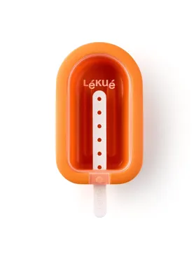 Glaceform stapelbar 10.5x6.5x2.6cm 60ml Silikon orange