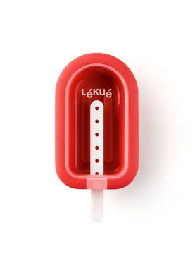 Glaceform stapelbar 10.5x6.5x2.6cm 60ml Silikon rot