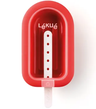 Glaceform XL stapelbar 16.5x7.5x2.6cm 95ml Silikon rot