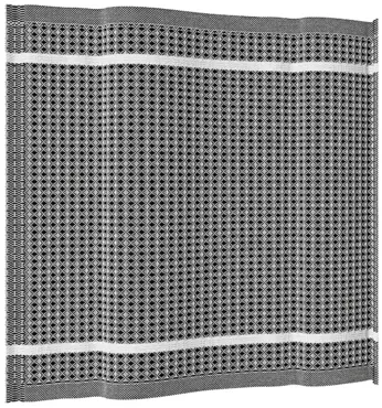 Spültuch 41x36cm, schwarz/weiss