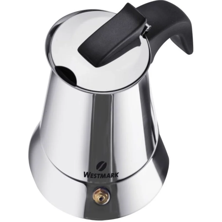 Espressokocher Brasilia Plus Edelstahl, 6 Tassen