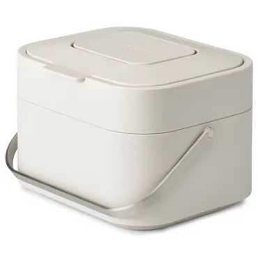 Stack Abfallbehälter 4L, sand, 19.5x23.5x16cm