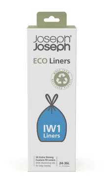 IW1 Eco recy. Müllbeutel 24-36L 20 Stk. Grau