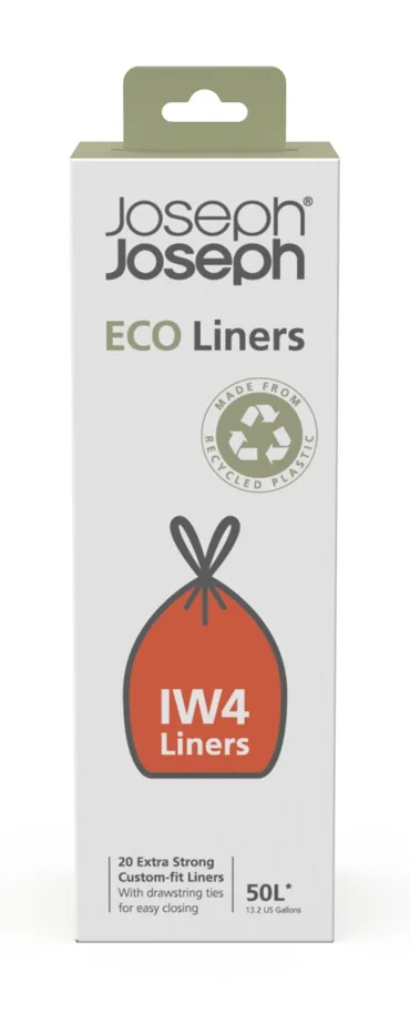 IW4 Eco recy. Müllbeutel 50L 20 Stk. Grau
